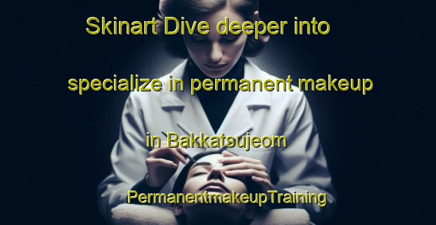 Skinart Dive deeper into specialize in permanent makeup in Bakkatsujeom | #PermanentmakeupTraining #PermanentmakeupClasses #SkinartTraining-Korea