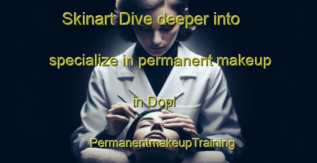 Skinart Dive deeper into specialize in permanent makeup in Dopi | PermanentmakeupTraining | PermanentmakeupClasses | SkinartTraining-Korea