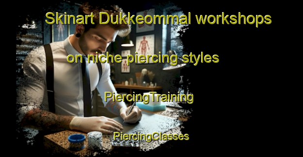 Skinart Dukkeommal workshops on niche piercing styles | #PiercingTraining #PiercingClasses #SkinartTraining-Korea