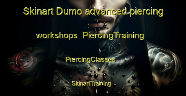 Skinart Dumo advanced piercing workshops | PiercingTraining | PiercingClasses | SkinartTraining-Korea