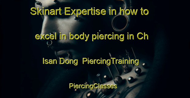 Skinart Expertise in how to excel in body piercing in Ch Isan Dong | PiercingTraining | PiercingClasses | SkinartTraining-Korea