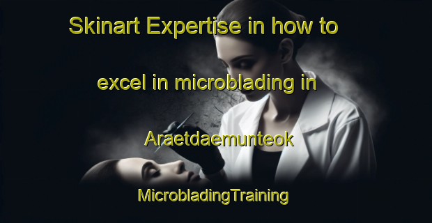 Skinart Expertise in how to excel in microblading in Araetdaemunteok | #MicrobladingTraining #MicrobladingClasses #SkinartTraining-Korea