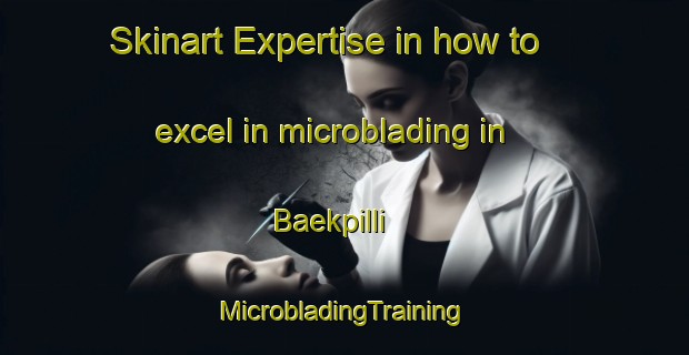 Skinart Expertise in how to excel in microblading in Baekpilli | #MicrobladingTraining #MicrobladingClasses #SkinartTraining-Korea