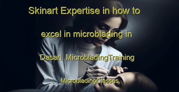 Skinart Expertise in how to excel in microblading in Dasari | #MicrobladingTraining #MicrobladingClasses #SkinartTraining-Korea