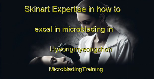 Skinart Expertise in how to excel in microblading in Hyeongmyeongchon | #MicrobladingTraining #MicrobladingClasses #SkinartTraining-Korea