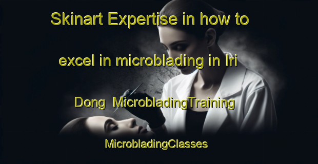 Skinart Expertise in how to excel in microblading in Iri Dong | MicrobladingTraining | MicrobladingClasses | SkinartTraining-Korea