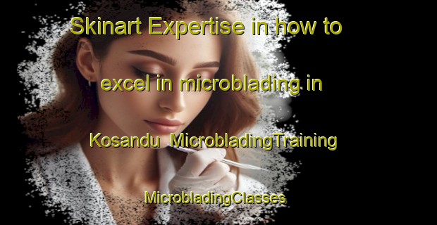 Skinart Expertise in how to excel in microblading in Kosandu | MicrobladingTraining | MicrobladingClasses | SkinartTraining-Korea
