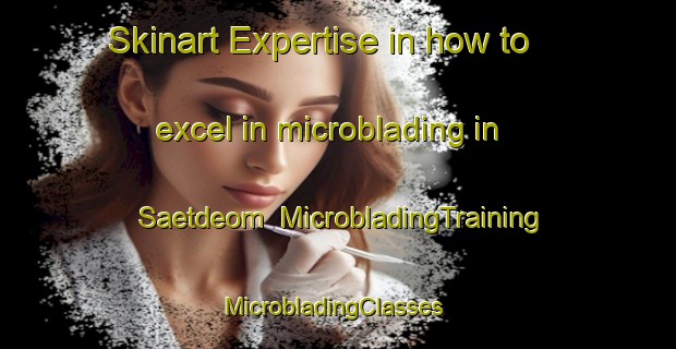 Skinart Expertise in how to excel in microblading in Saetdeom | MicrobladingTraining | MicrobladingClasses | SkinartTraining-Korea