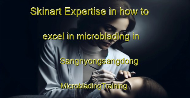 Skinart Expertise in how to excel in microblading in Sangnyongsangdong | #MicrobladingTraining #MicrobladingClasses #SkinartTraining-Korea