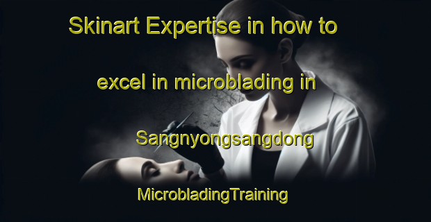 Skinart Expertise in how to excel in microblading in Sangnyongsangdong | #MicrobladingTraining #MicrobladingClasses #SkinartTraining-Korea