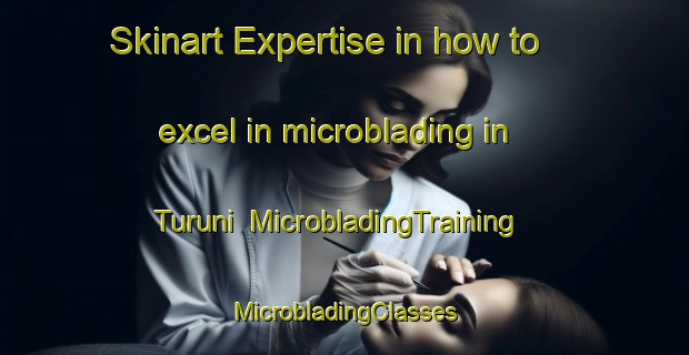 Skinart Expertise in how to excel in microblading in Turuni | #MicrobladingTraining #MicrobladingClasses #SkinartTraining-Korea