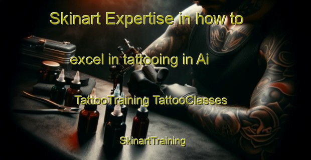 Skinart Expertise in how to excel in tattooing in Ai | #TattooTraining #TattooClasses #SkinartTraining-Korea