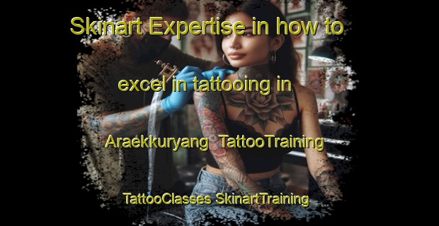 Skinart Expertise in how to excel in tattooing in Araekkuryang | #TattooTraining #TattooClasses #SkinartTraining-Korea