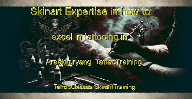 Skinart Expertise in how to excel in tattooing in Araekkuryang | #TattooTraining #TattooClasses #SkinartTraining-Korea