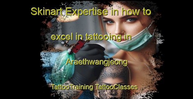 Skinart Expertise in how to excel in tattooing in Araethwangjeong | #TattooTraining #TattooClasses #SkinartTraining-Korea