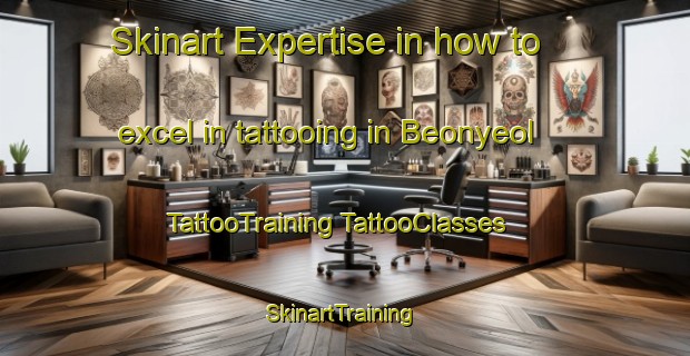 Skinart Expertise in how to excel in tattooing in Beonyeol | #TattooTraining #TattooClasses #SkinartTraining-Korea