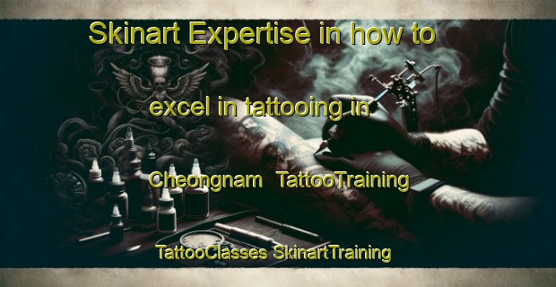 Skinart Expertise in how to excel in tattooing in Cheongnam | #TattooTraining #TattooClasses #SkinartTraining-Korea