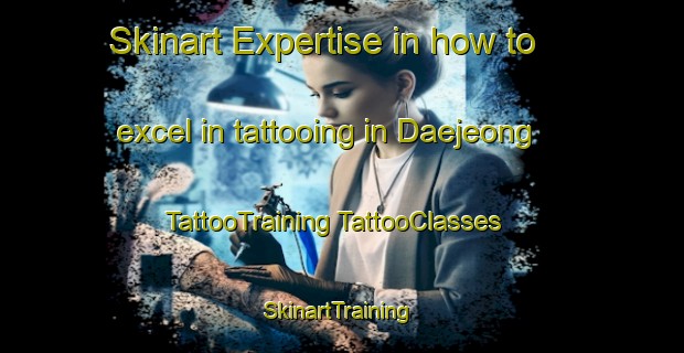 Skinart Expertise in how to excel in tattooing in Daejeong | #TattooTraining #TattooClasses #SkinartTraining-Korea