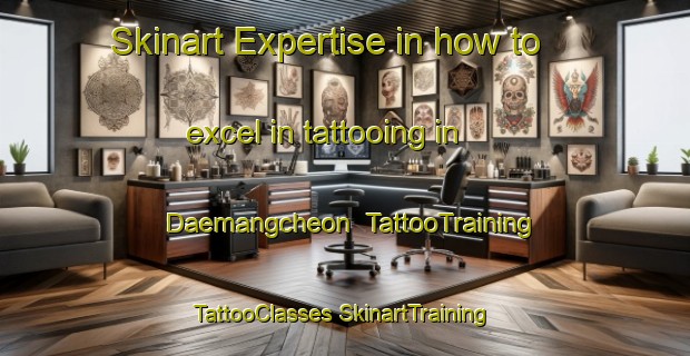 Skinart Expertise in how to excel in tattooing in Daemangcheon | #TattooTraining #TattooClasses #SkinartTraining-Korea