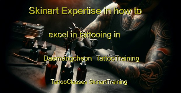 Skinart Expertise in how to excel in tattooing in Daemangcheon | #TattooTraining #TattooClasses #SkinartTraining-Korea