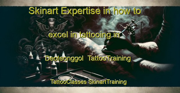 Skinart Expertise in how to excel in tattooing in Deoteonggol | #TattooTraining #TattooClasses #SkinartTraining-Korea