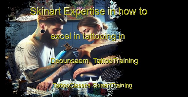 Skinart Expertise in how to excel in tattooing in Deounsaem | #TattooTraining #TattooClasses #SkinartTraining-Korea