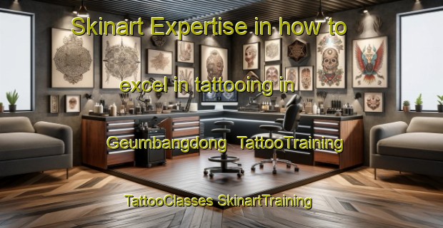 Skinart Expertise in how to excel in tattooing in Geumbangdong | #TattooTraining #TattooClasses #SkinartTraining-Korea