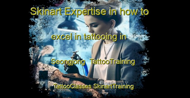 Skinart Expertise in how to excel in tattooing in Seongjong | #TattooTraining #TattooClasses #SkinartTraining-Korea