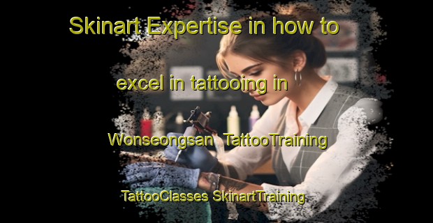 Skinart Expertise in how to excel in tattooing in Wonseongsan | #TattooTraining #TattooClasses #SkinartTraining-Korea