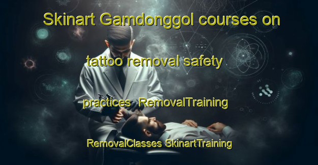 Skinart Gamdonggol courses on tattoo removal safety practices | #RemovalTraining #RemovalClasses #SkinartTraining-Korea