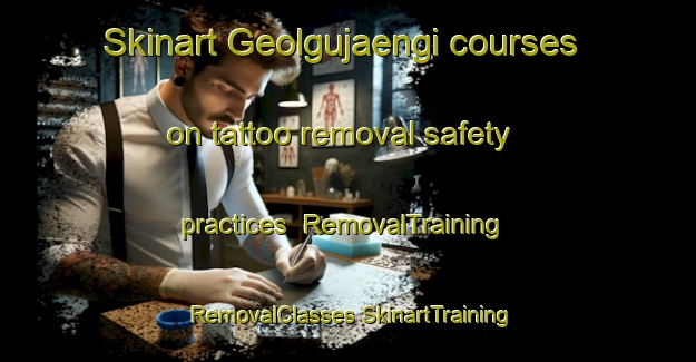 Skinart Geolgujaengi courses on tattoo removal safety practices | #RemovalTraining #RemovalClasses #SkinartTraining-Korea