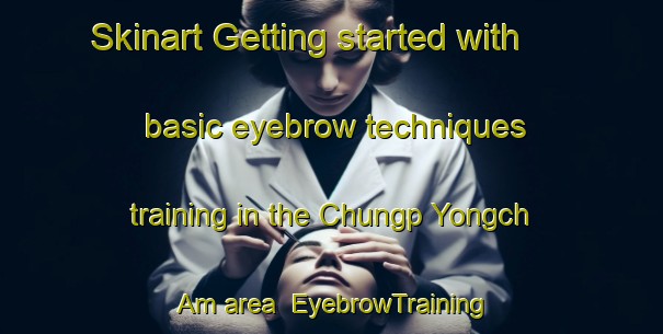Skinart Getting started with basic eyebrow techniques training in the Chungp Yongch Am area | EyebrowTraining | EyebrowClasses | SkinartTraining-Korea