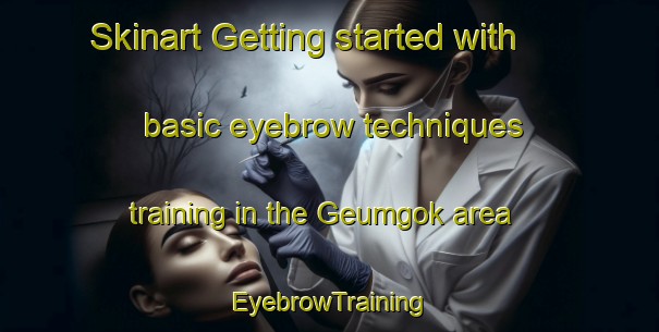 Skinart Getting started with basic eyebrow techniques training in the Geumgok area | EyebrowTraining | EyebrowClasses | SkinartTraining-Korea