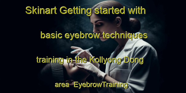 Skinart Getting started with basic eyebrow techniques training in the Kollyong Dong area | EyebrowTraining | EyebrowClasses | SkinartTraining-Korea
