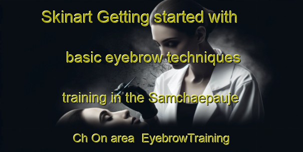 Skinart Getting started with basic eyebrow techniques training in the Samchaepauje Ch On area | EyebrowTraining | EyebrowClasses | SkinartTraining-Korea