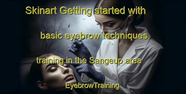 Skinart Getting started with basic eyebrow techniques training in the Sangeup area | EyebrowTraining | EyebrowClasses | SkinartTraining-Korea