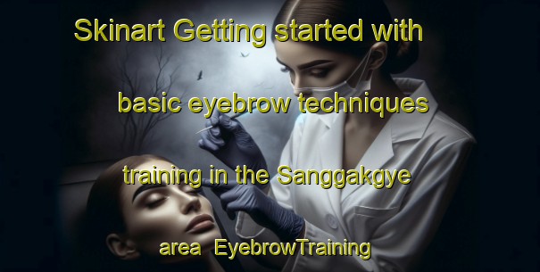 Skinart Getting started with basic eyebrow techniques training in the Sanggakgye area | EyebrowTraining | EyebrowClasses | SkinartTraining-Korea