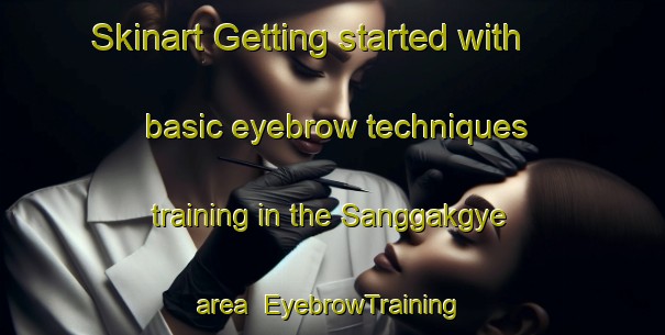 Skinart Getting started with basic eyebrow techniques training in the Sanggakgye area | EyebrowTraining | EyebrowClasses | SkinartTraining-Korea