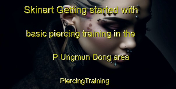 Skinart Getting started with basic piercing training in the P Ungmun Dong area | PiercingTraining | PiercingClasses | SkinartTraining-Korea