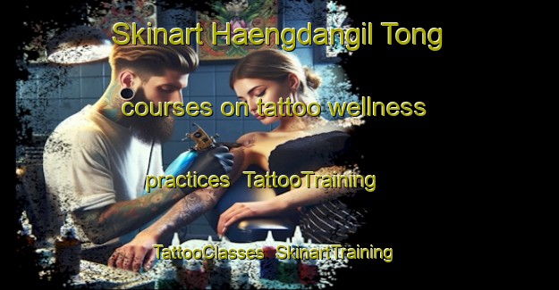 Skinart Haengdangil Tong courses on tattoo wellness practices | TattooTraining | TattooClasses | SkinartTraining-Korea