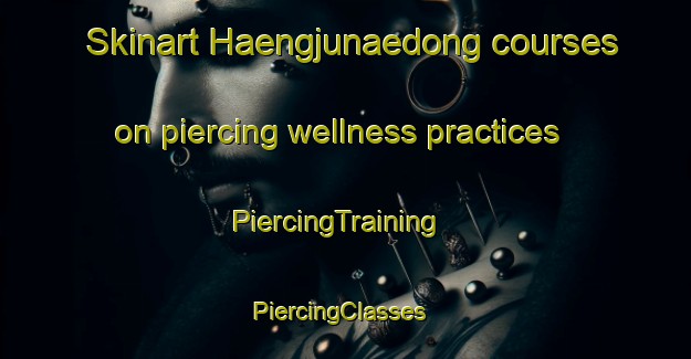 Skinart Haengjunaedong courses on piercing wellness practices | PiercingTraining | PiercingClasses | SkinartTraining-Korea