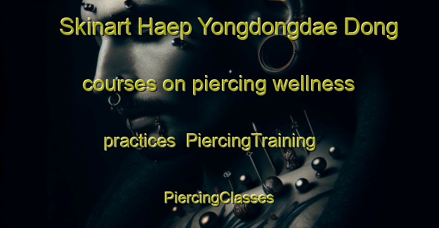 Skinart Haep Yongdongdae Dong courses on piercing wellness practices | #PiercingTraining #PiercingClasses #SkinartTraining-Korea