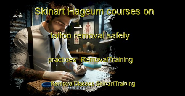 Skinart Hageum courses on tattoo removal safety practices | #RemovalTraining #RemovalClasses #SkinartTraining-Korea