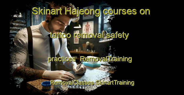 Skinart Hajeong courses on tattoo removal safety practices | #RemovalTraining #RemovalClasses #SkinartTraining-Korea