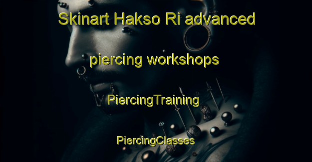 Skinart Hakso Ri advanced piercing workshops | #PiercingTraining #PiercingClasses #SkinartTraining-Korea