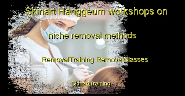 Skinart Hanggeum workshops on niche removal methods | #RemovalTraining #RemovalClasses #SkinartTraining-Korea