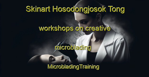 Skinart Hosodongjosok Tong workshops on creative microblading | #MicrobladingTraining #MicrobladingClasses #SkinartTraining-Korea