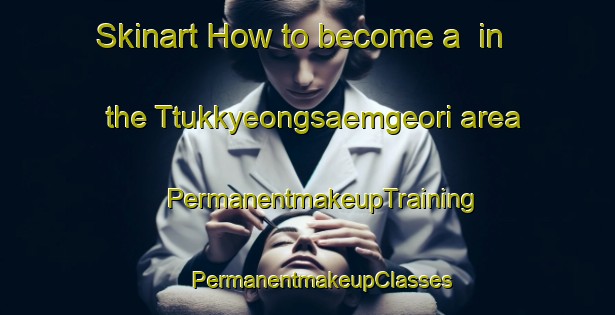 Skinart How to become a  in the Ttukkyeongsaemgeori area | #PermanentmakeupTraining #PermanentmakeupClasses #SkinartTraining-Korea