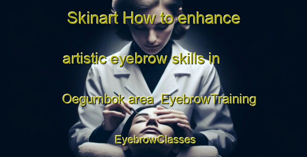 Skinart How to enhance artistic eyebrow skills in Oegumbok area | EyebrowTraining | EyebrowClasses | SkinartTraining-Korea