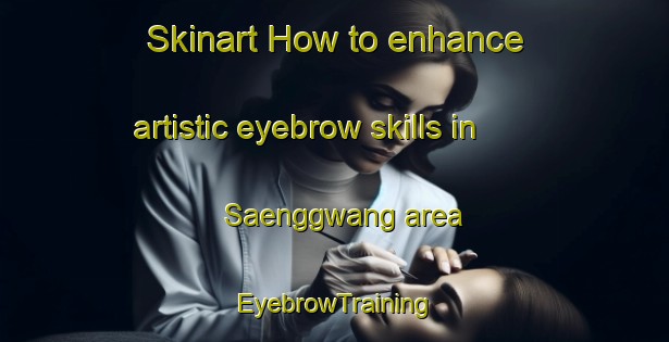 Skinart How to enhance artistic eyebrow skills in Saenggwang area | EyebrowTraining | EyebrowClasses | SkinartTraining-Korea